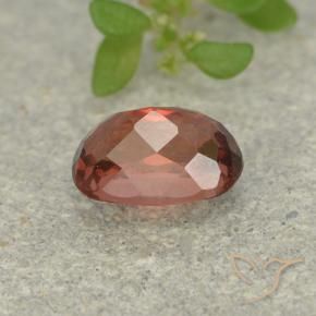 Malaya Garnet Gemstone in 6 x 4 mm (calibrated) Size for Sale, Malaya Garnet Stone in Deep Rose Red Color