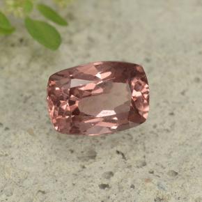 0.65 ct Pink Malaya Garnet Stone, Natural Malaya Garnet in Cushion-Cut Shape for Sale