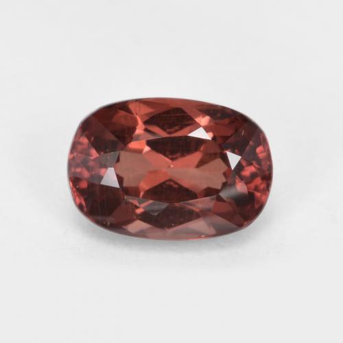 Deep Red Malaya Garnet Gem - 0.8ct Cushion-Cut (ID: 499019)