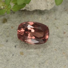 0.78 ct Pink Malaya Garnet Gemstone, Malaya Garnet Gem in Cushion-Cut Shape for Sale.