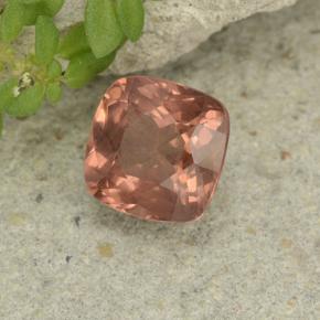 1.24 ct Pink Malaya Garnet Stone, Natural Malaya Garnet in Cushion-Cut Shape for Sale