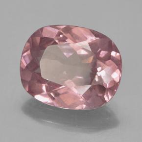 3.84 ct Pink Malaya Garnet Stone, Natural Malaya Garnet in Cushion-Cut Shape for Sale