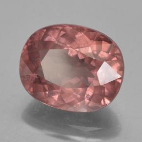 6.61 ct Pink Malaya Garnet Stone, Natural Malaya Garnet in Oval Facet Shape for Sale