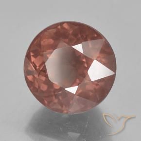 7.00 ct Pink Malaya Garnet Stone, Natural Malaya Garnet in Round Facet Shape for Sale