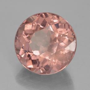 5.52 ct Pink Malaya Garnet Stone, Natural Malaya Garnet in Round Facet Shape for Sale