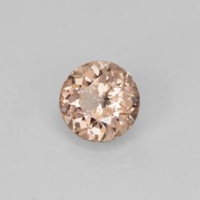 1.44 ct Yellow Malaya Garnet Stone, Natural Malaya Garnet in Round Facet Shape for Sale