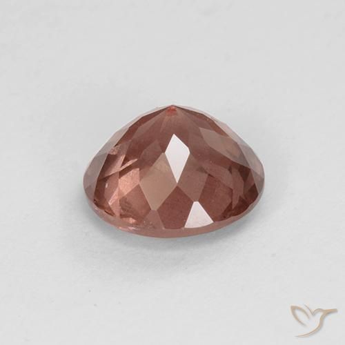 Malaya Garnet Gemstone in 7 mm (calibrated) Size for Sale, Malaya Garnet Stone in Medium Pink Color