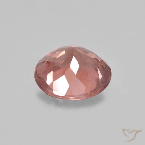 Malaya Garnet Gemstone in 7 mm (calibrated) Size for Sale, Malaya Garnet Stone in Medium Pink Color