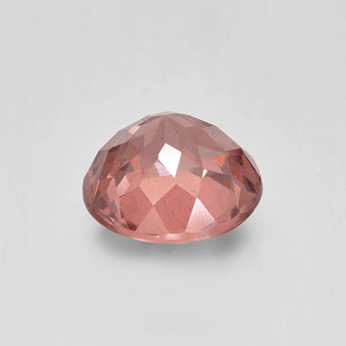 Malaya Garnet Gemstone in 7.2 mm Size for Sale, Malaya Garnet Stone in Medium Pink Color