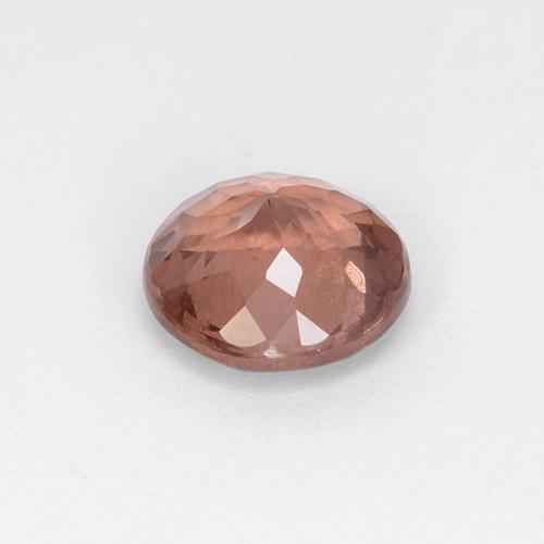 Malaya Garnet Gemstone in 7.5 mm Size for Sale, Malaya Garnet Stone in Medium Pink Color