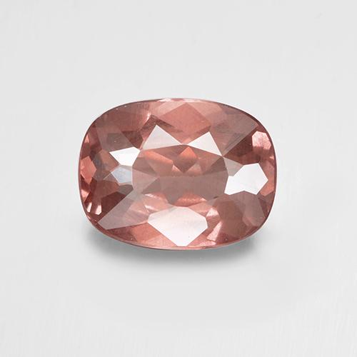 1.35 ct Pink Malaya Garnet Gemstone, Malaya Garnet Gem in Cushion-Cut Shape for Sale.