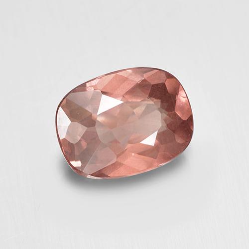 1.35 ct Pink Malaya Garnet Stone, Natural Malaya Garnet in Cushion-Cut Shape for Sale