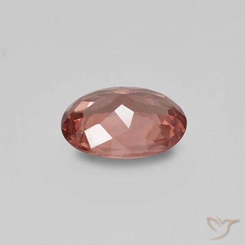 Malaya Garnet Gemstone in 8 x 6 mm (calibrated) Size for Sale, Malaya Garnet Stone in Brick Red Color