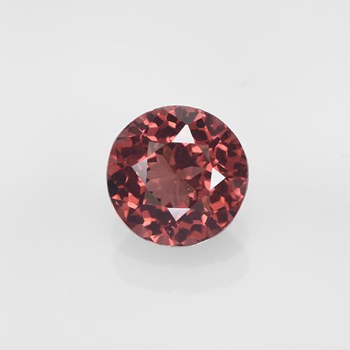 1.11 ct Pink Malaya Garnet Gemstone, Malaya Garnet Gem in Round Facet Shape for Sale.