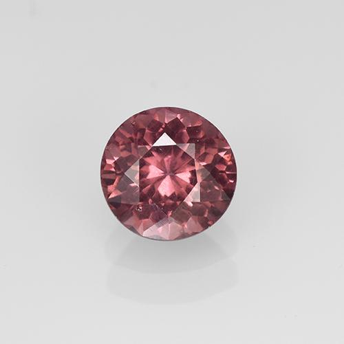 1.11 ct Red Malaya Garnet Gemstone, Malaya Garnet Gem in Round Facet Shape for Sale.
