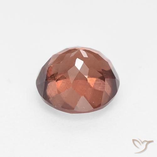 Malaya Garnet Gemstone in 7 mm (calibrated) Size for Sale, Malaya Garnet Stone in Medium Red Color