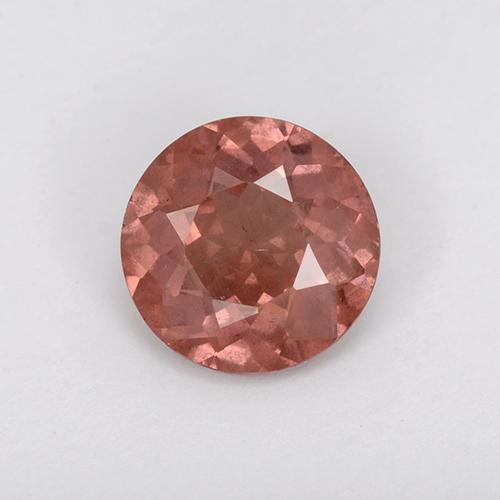 Rojo medio Granate Malaya Gema - 1.3ct Faceta Redonda (ID: 504954)