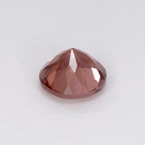 Malaya Garnet Gemstone in 5.3 mm Size for Sale, Malaya Garnet Stone in Reddish Pink Color