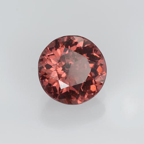 0.94 ct Orange Malaya Garnet Stone, Natural Malaya Garnet in Round Facet Shape for Sale