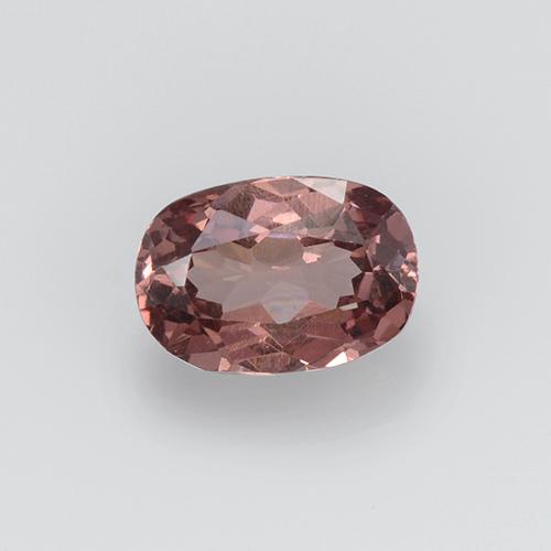 Medium Pink Гранат Малайя Камень - 0.6ct Фасетный Овал (ID: 505087)