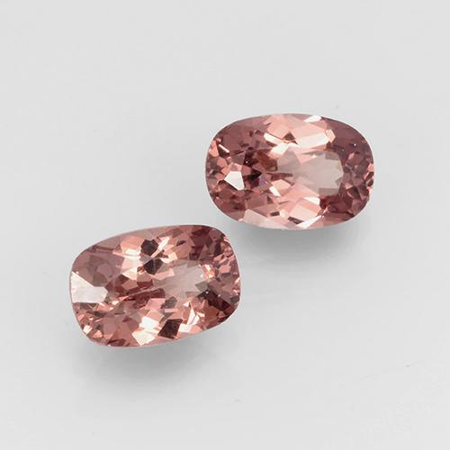 1.36 ctw Pink Malaya Garnet Stones, Natural Malaya Garnet in Cushion-Cut Shape for Sale