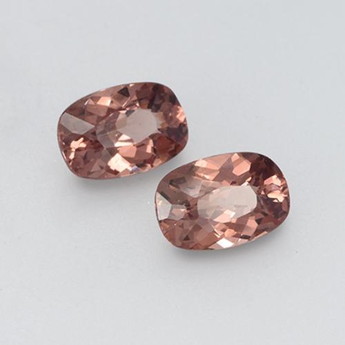 1.24 ctw Orange Malaya Garnet Stones, Natural Malaya Garnet in Cushion-Cut Shape for Sale