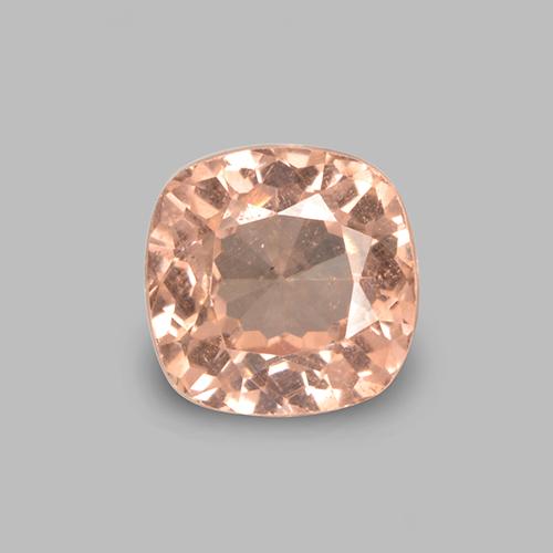 0.49 ct Pink Malaya Garnet Gemstone, Malaya Garnet Gem in Cushion-Cut Shape for Sale.
