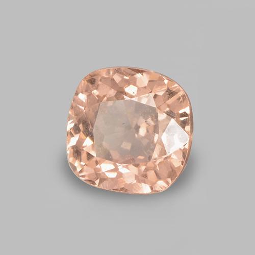 0.49 ct Pink Malaya Garnet Stone, Natural Malaya Garnet in Cushion-Cut Shape for Sale