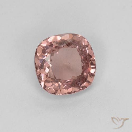 0.58 ct Pink Malaya Garnet Stone, Natural Malaya Garnet in Cushion-Cut Shape for Sale