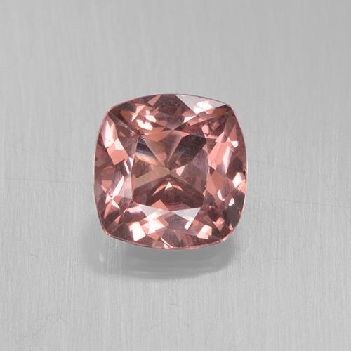 0.51 ct Pink Malaya Garnet Gemstone, Malaya Garnet Gem in Cushion-Cut Shape for Sale.