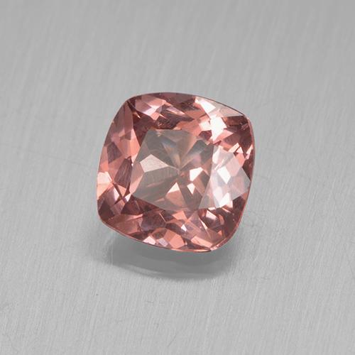 0.51 ct Pink Malaya Garnet Stone, Natural Malaya Garnet in Cushion-Cut Shape for Sale
