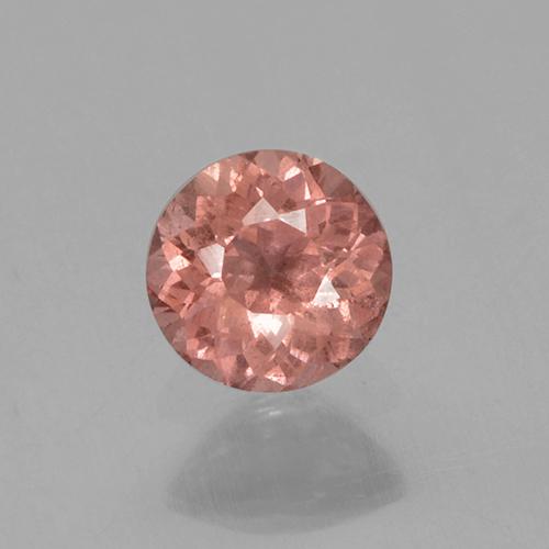 0.40 ct Pink Malaya Garnet Gemstone, Malaya Garnet Gem in Round Facet Shape for Sale.