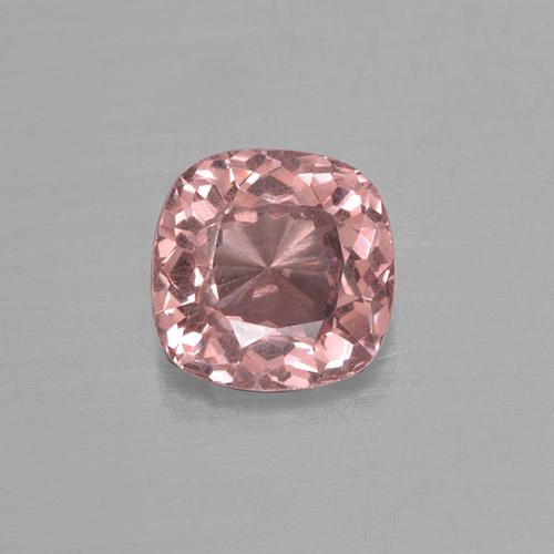 Rosado bubblegum claro Granate Malaya Gema - 0.6ct Corte en Forma Cojín (ID: 505548)