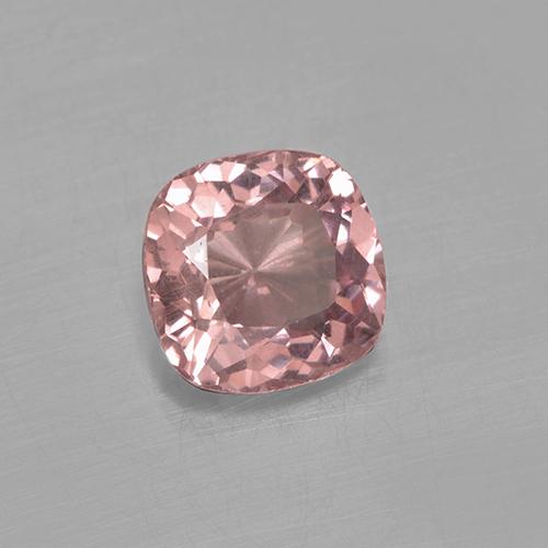 0.56 ct Pink Malaya Garnet Stone, Natural Malaya Garnet in Cushion-Cut Shape for Sale