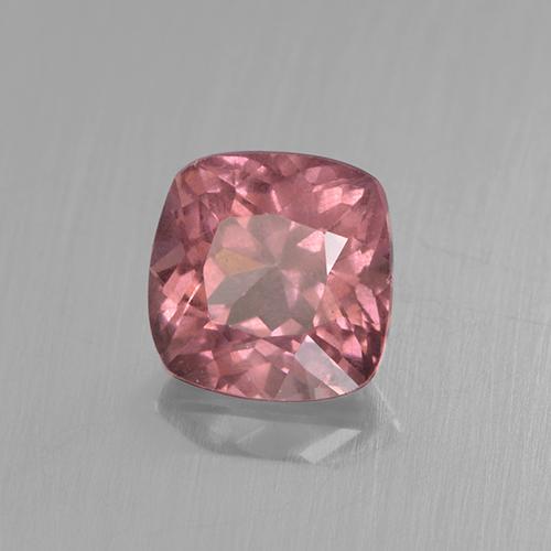 0.59 ct Pink Malaya Garnet Stone, Natural Malaya Garnet in Cushion-Cut Shape for Sale