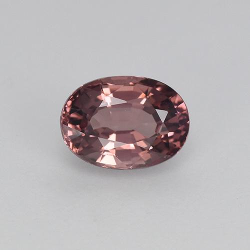Темно-красный Гранат Малайя Камень - 0.8ct Фасетный Овал (ID: 509890)