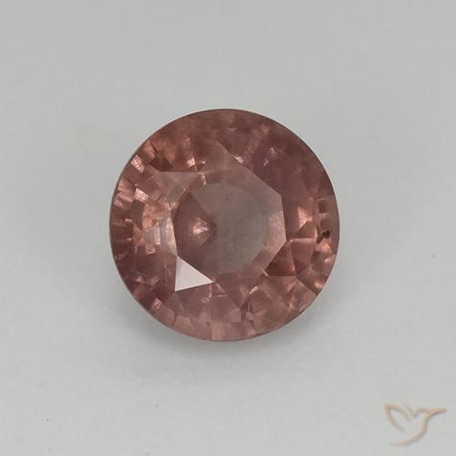 0.92 ct Pink Malaya Garnet Stone, Natural Malaya Garnet in Round Facet Shape for Sale
