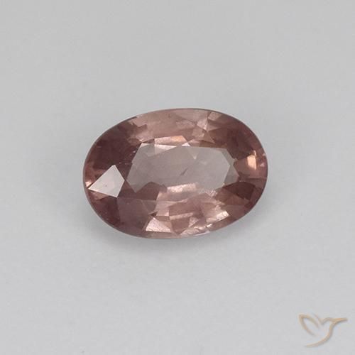 0.58 ct Pink Malaya Garnet Stone, Natural Malaya Garnet in Oval Facet Shape for Sale
