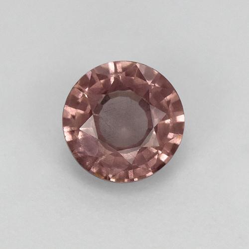 0.82 ct Pink Malaya Garnet Gemstone, Malaya Garnet Gem in Round Facet Shape for Sale.