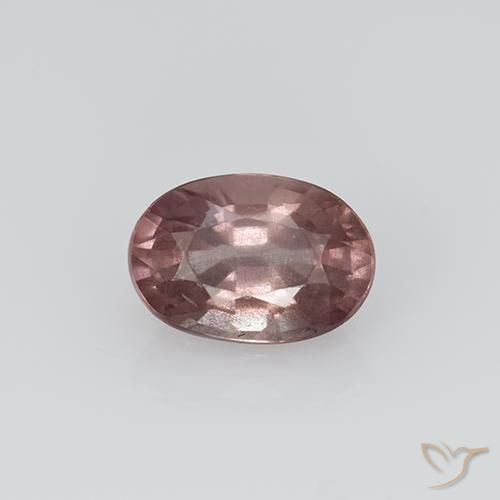Grenat Malaya Rose 0,73 ct, Taille Ovale 6,2 x 4,2 mm De Tanzanie, Photo A