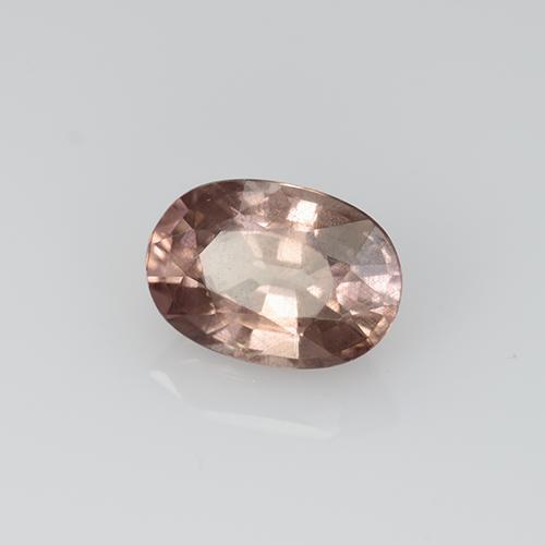 0.61 ct Pink Malaya Garnet Stone, Natural Malaya Garnet in Oval Facet Shape for Sale