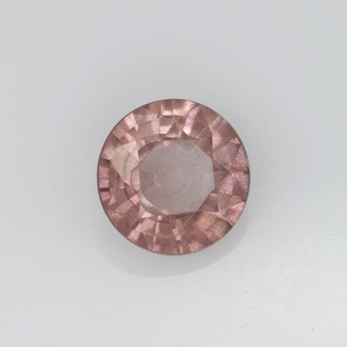 0.68 ct Pink Malaya Garnet Stone, Natural Malaya Garnet in Round Facet Shape for Sale