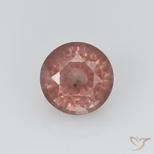 1.11ct Natural Light Pink Malaya Garnet, Round, VS