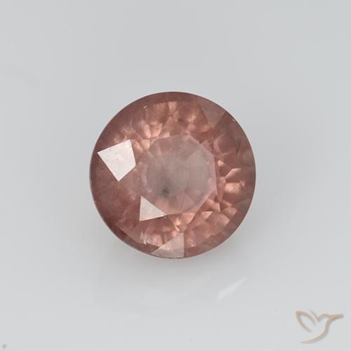 1.11 ct Pink Malaya Garnet Stone, Natural Malaya Garnet in Round Facet Shape for Sale
