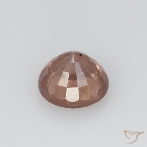 Malaya Garnet Gemstone in 6 mm (calibrated) Size for Sale, Malaya Garnet Stone in Light Pink Color