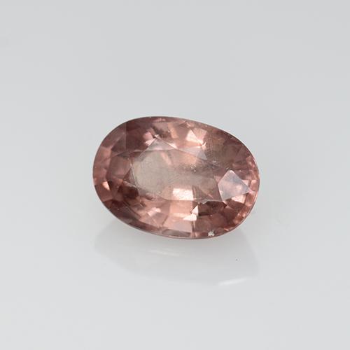 0.67 ct Pink Malaya Garnet Stone, Natural Malaya Garnet in Oval Facet Shape for Sale