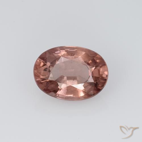 1.12ct Natural Light Brick Red Malaya Garnet, Oval, VS