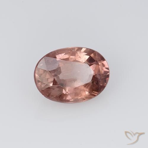 1.12 ct Pink Malaya Garnet Stone, Natural Malaya Garnet in Oval Facet Shape for Sale