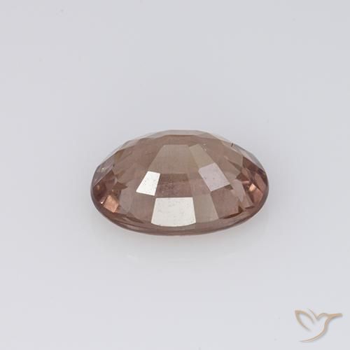 Malaya Garnet Gemstone in 7.1 x 5.2 mm Size for Sale, Malaya Garnet Stone in Light Brick Red Color