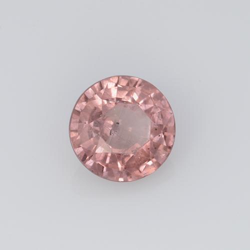 0.63 ct Pink Malaya Garnet Stone, Natural Malaya Garnet in Round Facet Shape for Sale